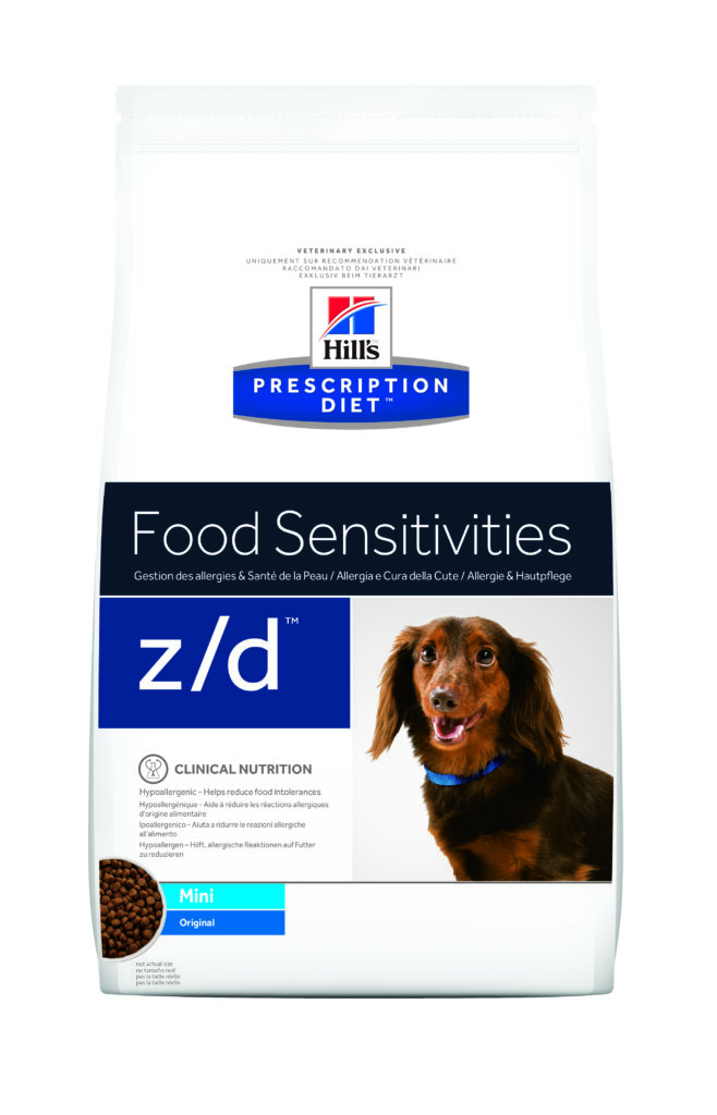 Hill's Prescription Diet z/d Mini Food Sensitivities pour petit chien 1
