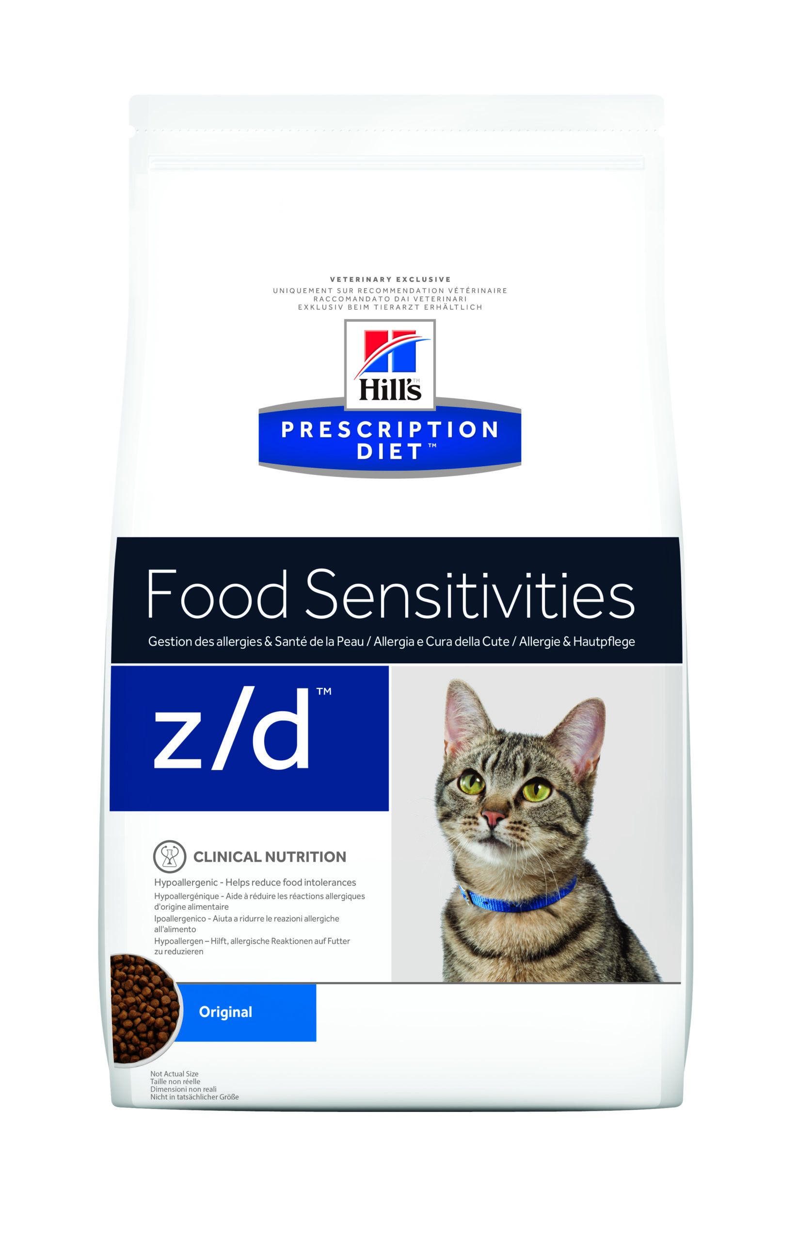 Hill's Prescription Diet z/d Food Sensitivities pour chat (2kg